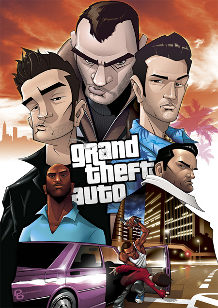 Grand Theft Auto LEGENDS by Patrick Brown