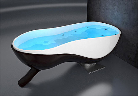 Foldable Spa Bath by Dominik Chojnacki