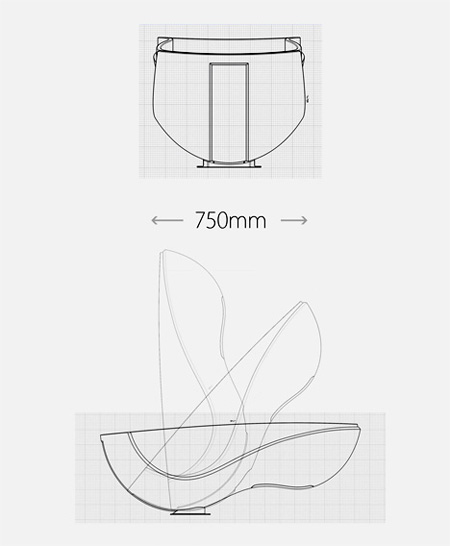 Foldable Spa Bath by Dominik Chojnacki 4