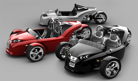 V13R Campagna Motors 3 Wheel Roadster