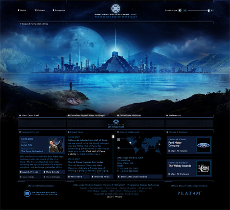 homepage design