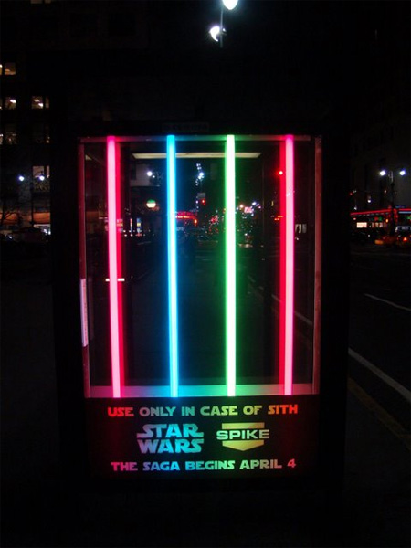 Star Wars Bus Stop Advertisement