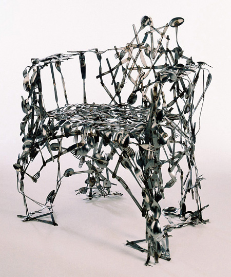 Cutlery Chair by Osian Batyka-Williams