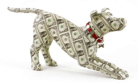 Money Sculptures by Justine Smith