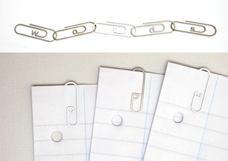Alphabetical Paperclips