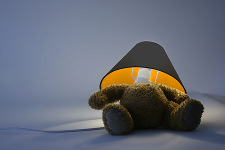 Teddy Bear Lamp by Matthew Kinealy