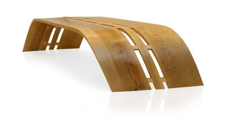 Twist Bench by Christopher Pett