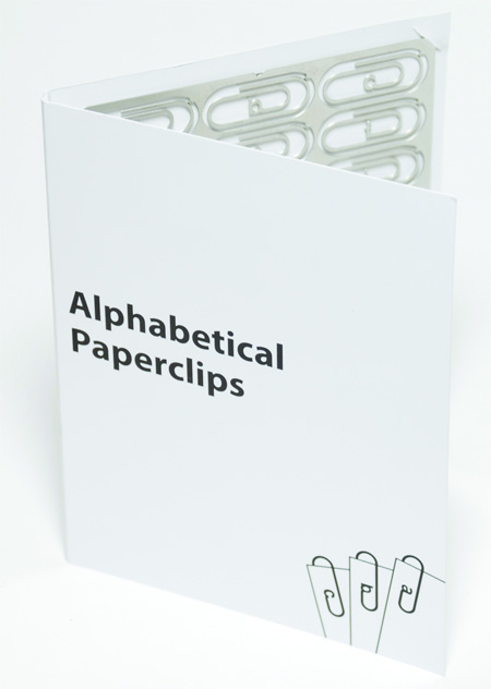 Alphabetical Paperclips by Stephen Reed