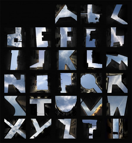 Sky Alphabet by Lisa Rienermann