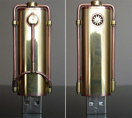 Steampunk USB Flash Drive 2