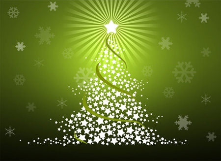 Stylized Christmas Tree Photoshop Tutorial