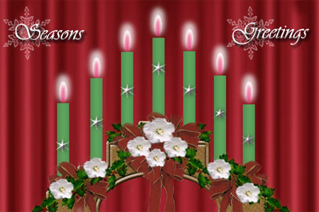 Christmas Candle Bridge Photoshop Tutorial