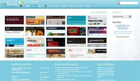 CSS Design Showcase Websites 02