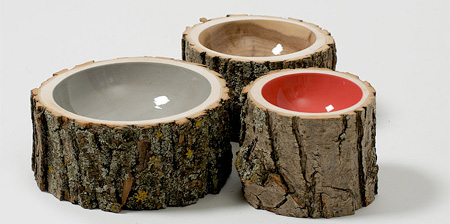 Log Bowls by Doha Chebib