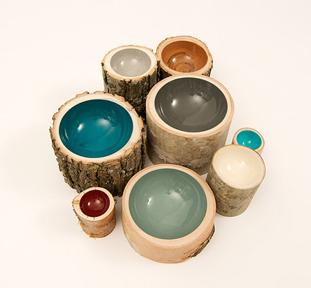Eco-Friendly Log Bowls by Doha Chebib 5