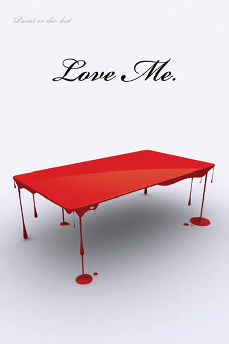 Paint or Die but Love Me Table