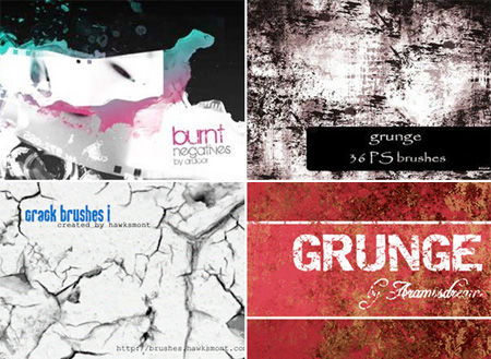 200+ Free Grunge Photoshop Brushes