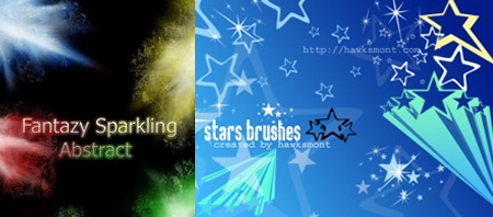 200+ Photoshop Brushes for Light, Sparkles, Glows and Glitter