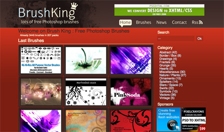 45 Sites to Download Photoshop Brushes