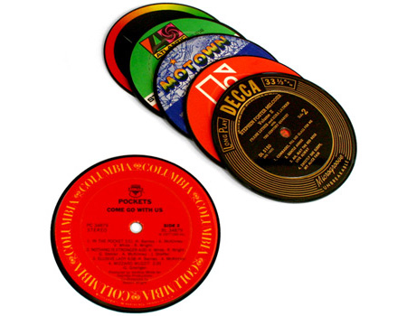 Vintage Record Coasters 2
