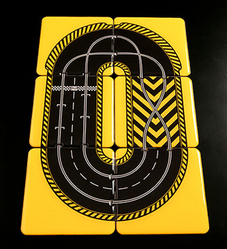 Golden Track Coasters