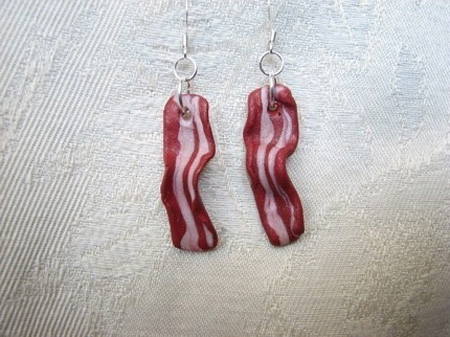 Bacon Earrings