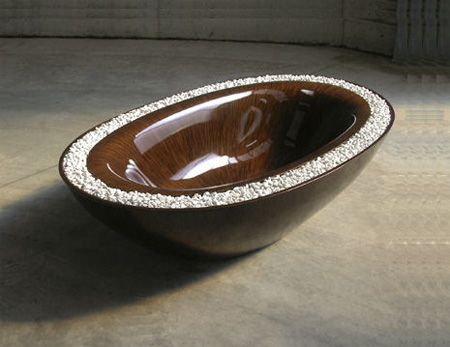 Laguna Pearl Wooden Bathtub