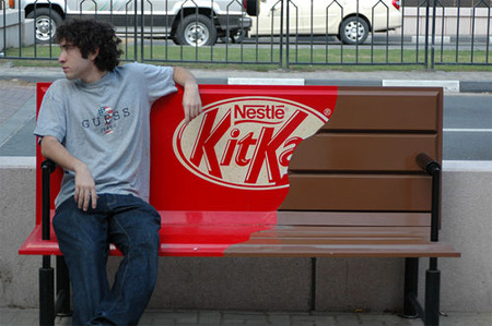 KitKat Bench Advertisement