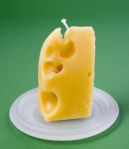 Swiss Cheese Candle