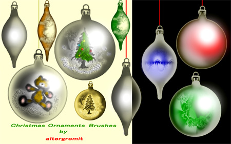 Christmas Ornaments Brushes