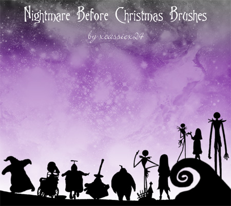 Nightmare Before Christmas Brushes