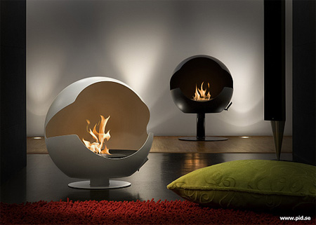 Vauni Globe Fireplace