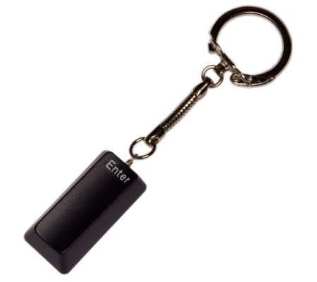 Enter Key Keychain