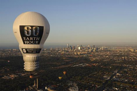 Light Bulb Hot Air Balloon