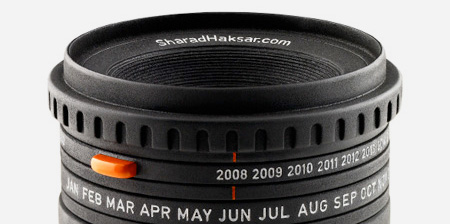 Camera Lens Calendar