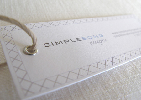 SimpleSong Designs Business Card