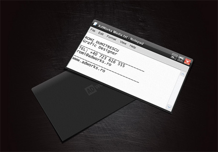 Adworks Media Business Card