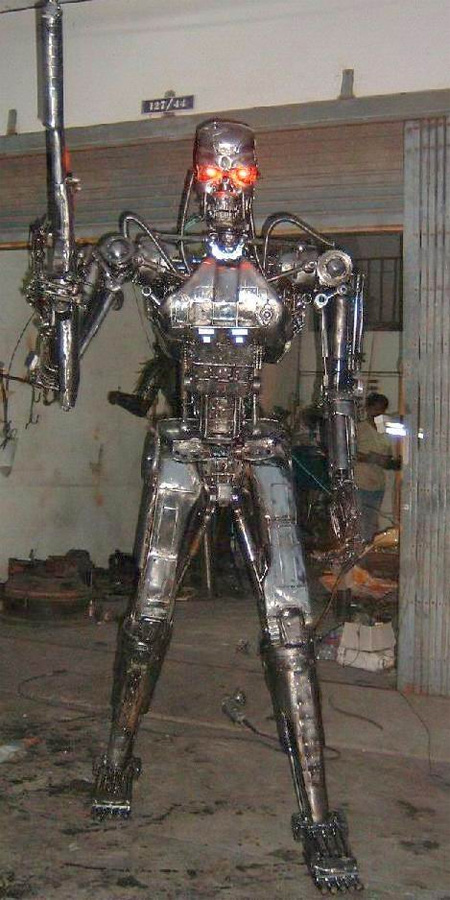 Terminator Metal Sculpture