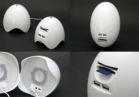 USB Hub Card Reader Speakers