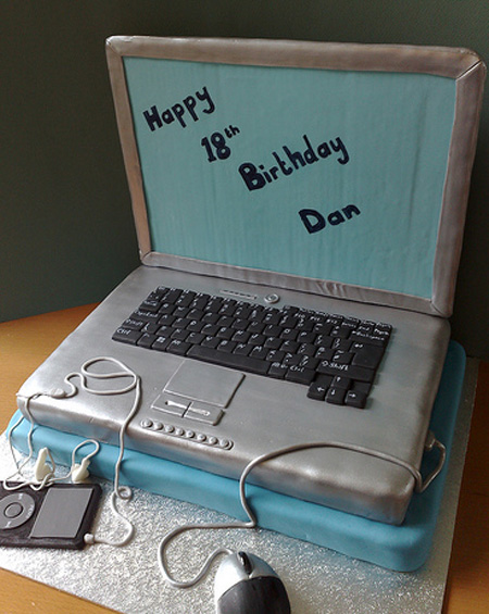 Laptop Cake