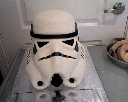 Stormtrooper Helmet Cake