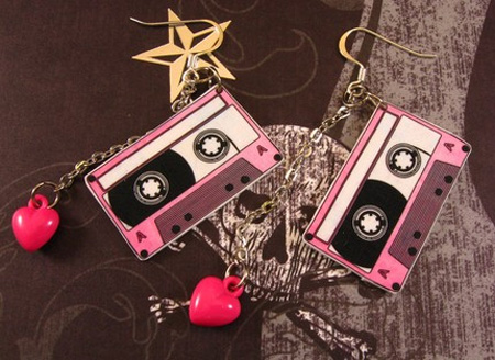 Cassette Tape Earrings