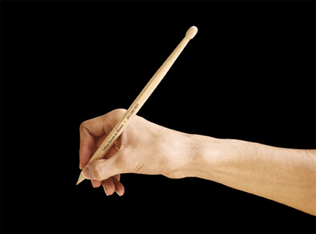 Drumstick Pencils Promote Drum Lessons 5