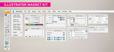 Photoshop and Illustrator Magnet Kits 3