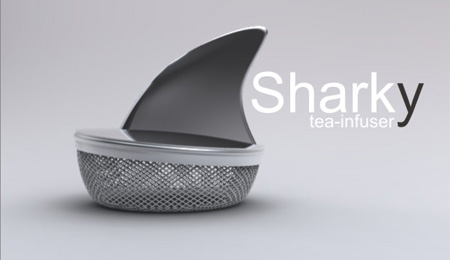 Sharky Tea Infuser by Pablo Matteoda