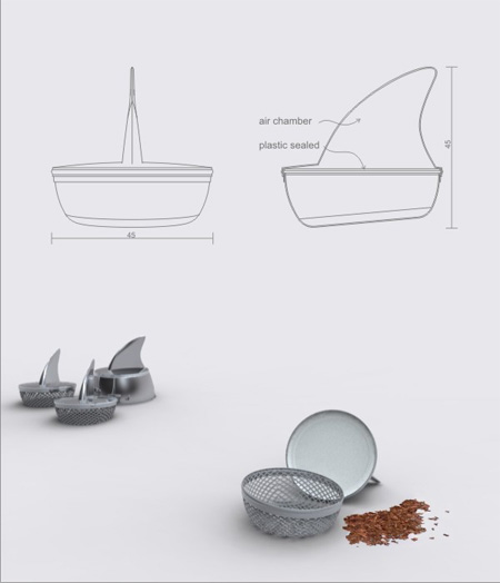 Sharky Tea Infuser by Pablo Matteoda 3