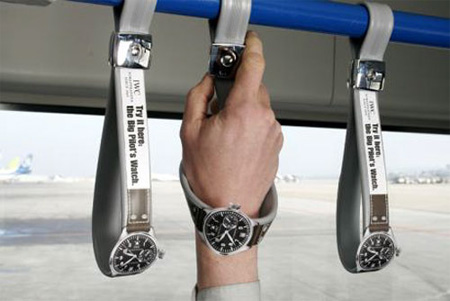 IWC Big Pilot Watch Bus Advertisement