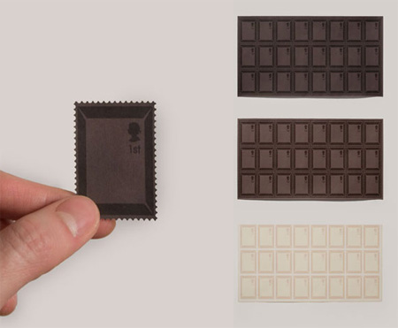 Chocolate Mail Stamps