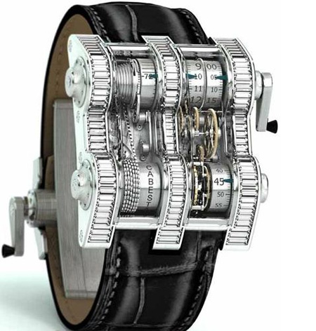 Cabestan Winch Tourbillion Vertical Watch