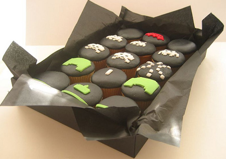 Space Invaders Cupcakes